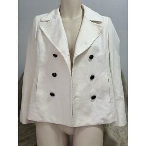 Burberry‎ London Tailored Jacket in White Off-White Size38/VG Limited From JAPAN